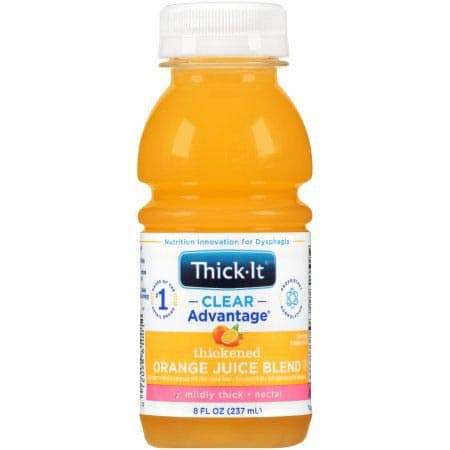 Thick-It Clear Advantage Nectar Thickened Beverage, Orange, 8 oz - Each - Image 1