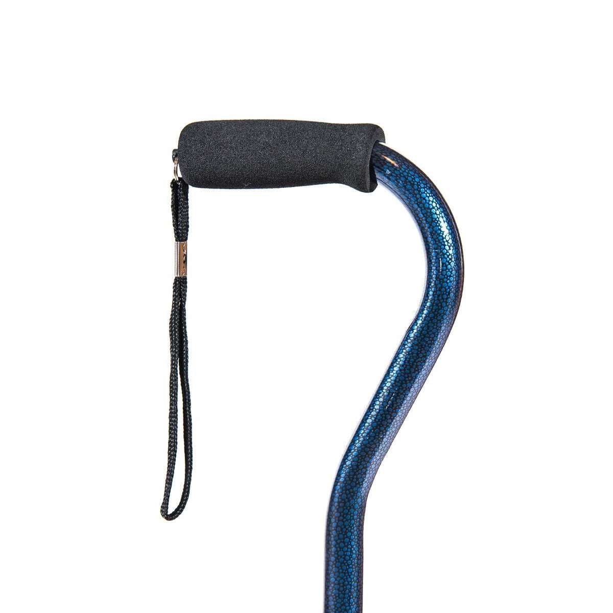 EZ-Step Stair Climbing Ice Blue Cane with Blue Base - Each - Image 3