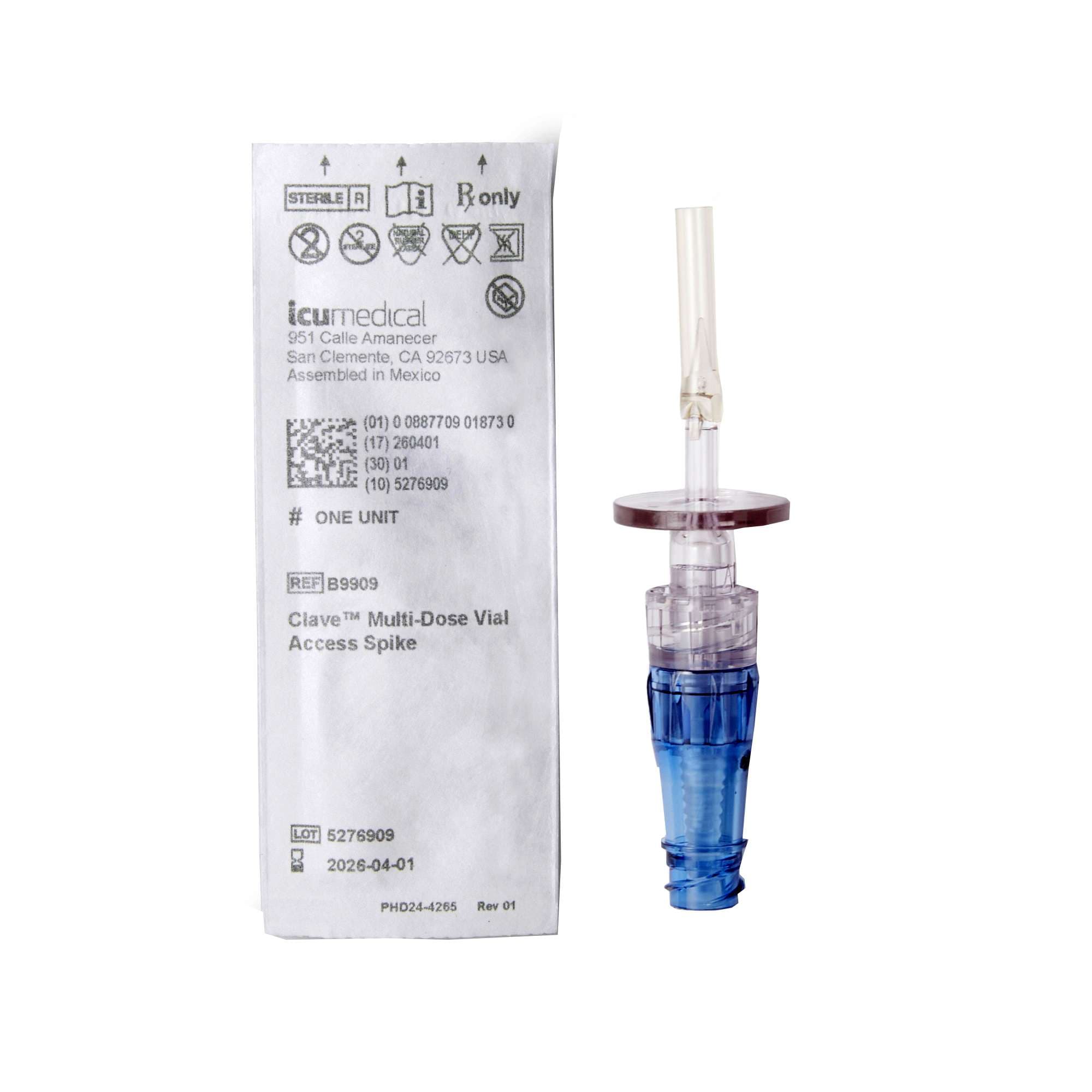 Bravo 24 Vial Access Spike - Case of 50 - Image 1