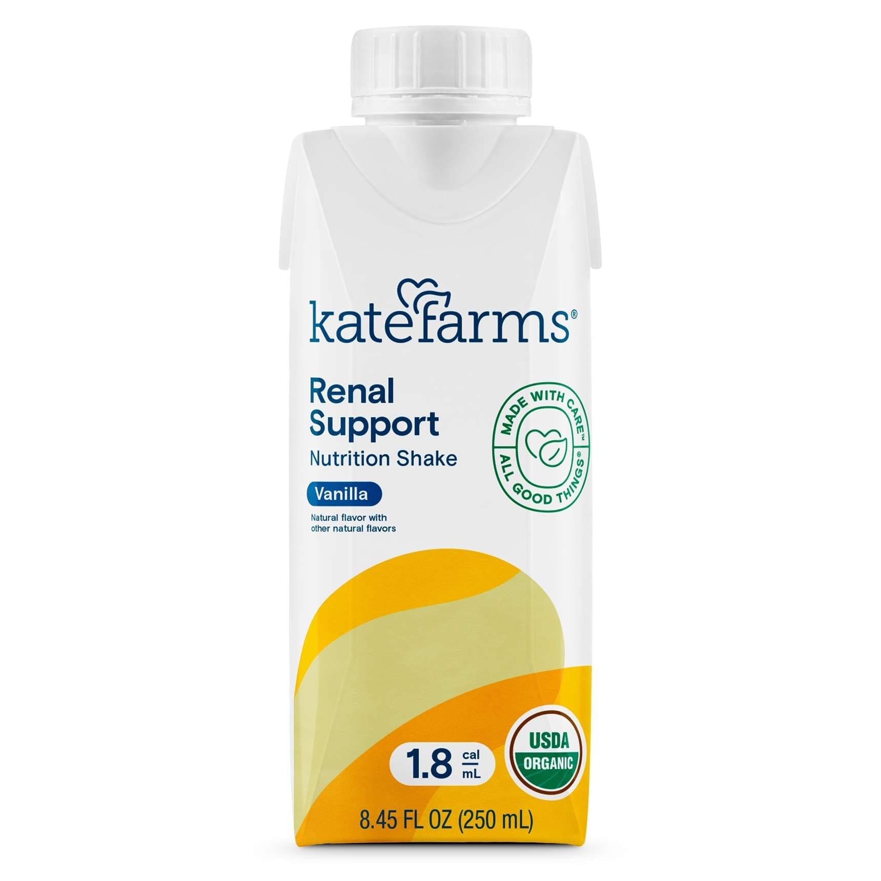 Kate Farms Renal Support 1.8 Oral Supplement, Vanilla, 8.45 oz - Each - Image 1