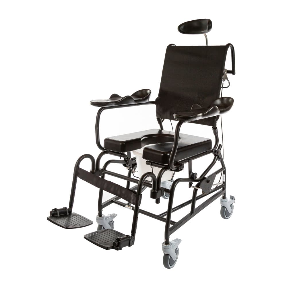 Activeaid 285 Rehab Shower/Commode Chair with Tilt-in-Space - Image 2