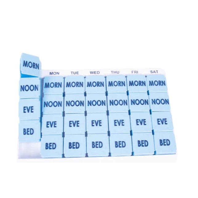 Apex Carex Plastic Pill Organizer - Case of 48 - Image 1