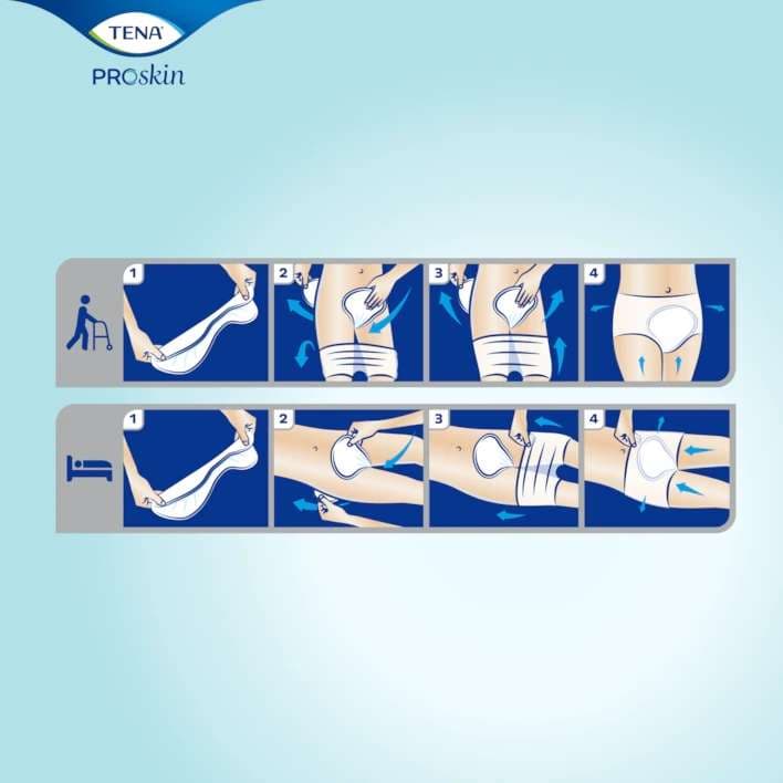 TENA Proskin Night Super Absorbency Pads - Image 6