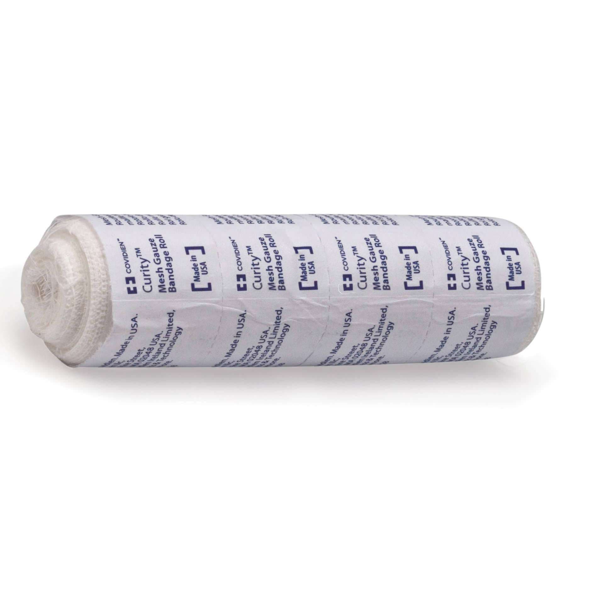 Curity Mesh Gauze Bandage Rolls with Liner, 2 Inch x 10 Yard - Case of 450 - Image 1