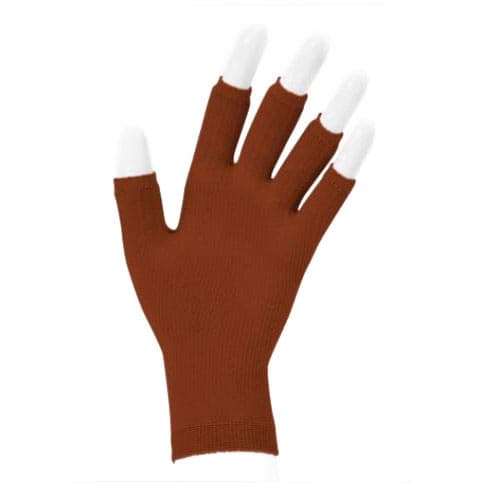 Juzo Soft Seamless Compression Glove, 15-20 mmHg, Left Hand, Cinnamon, Small - Image 1