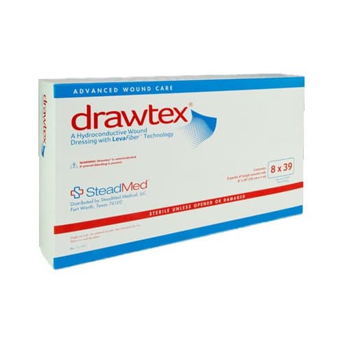 Drawtex Hydroconductive Dressing With Levafiber, 8 x 39 Inch - Image 1