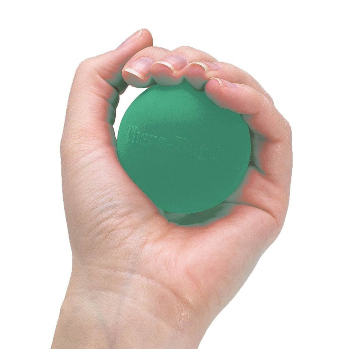 TheraBand Hand Exerciser Ball Medium Green - Image 1