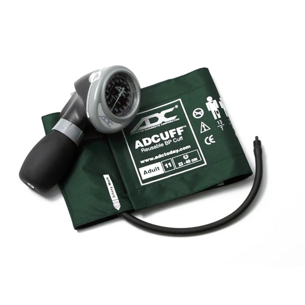 ADC Diagnostix Palm Aneroid Sphyg, Dark Green, Adult - Image 1