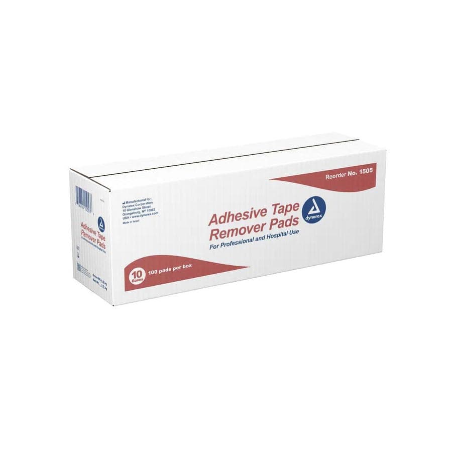 Dynarex Adhesive Tape Remover Pad - Box of 100 - Image 1