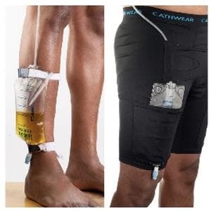 CathWear Underwear with Urinary Leg Bag-Drainage Bag Holder, X-Large - Each - Image 1