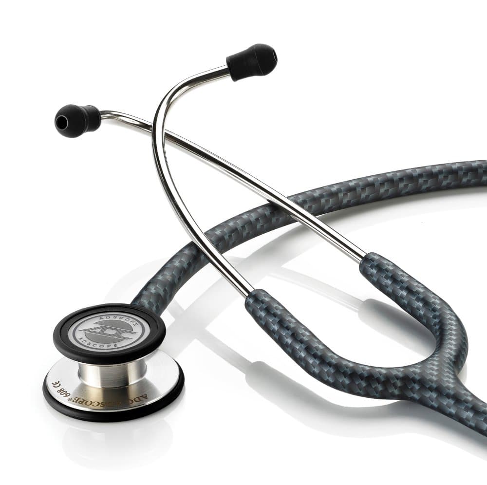 ADC Adscope Convertible Clinician Stethoscope, Carbon Fiber - Image 1