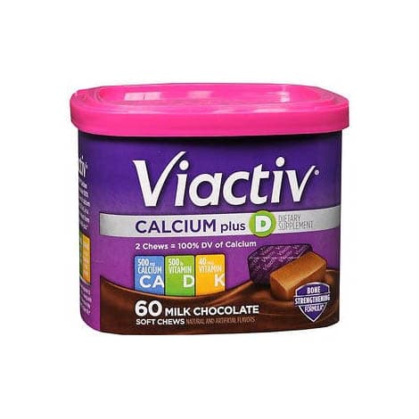 Viactiv Joint Health Supplement Chewable Tablet, Milk Chocolate Flavor - Box of 60 - Image 1