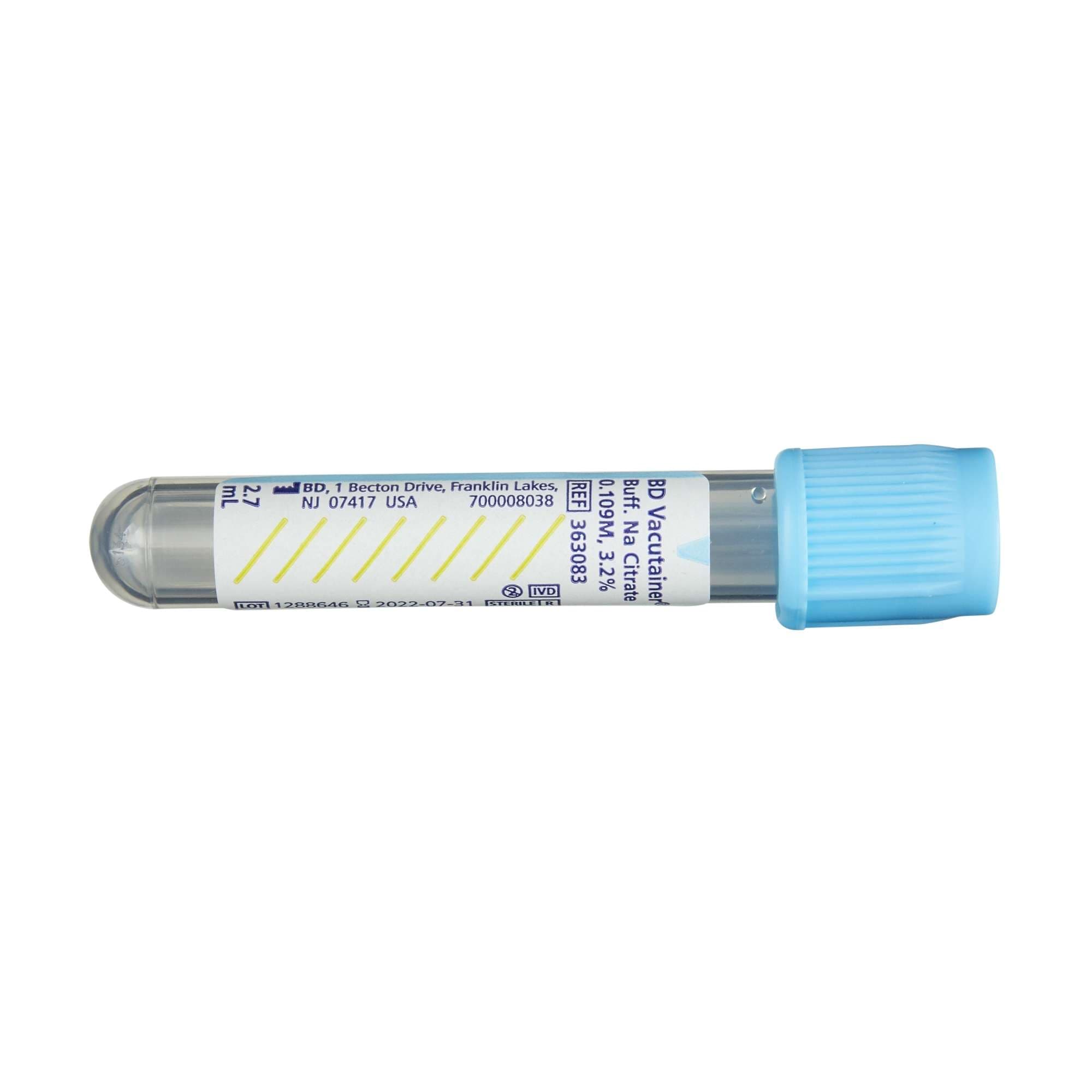 BD Vacutainer Plus Sodium Citrate Blood Collection Tube - Image 3