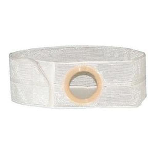 Nu-Hope Nu-Form 6" Ostomy Support Belt, Prolapse Flap, White - Image 1