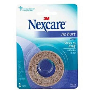 3M Nexcare No Hurt Medical Tape, 1 x 80 Inch - Box of 24 - Image 1