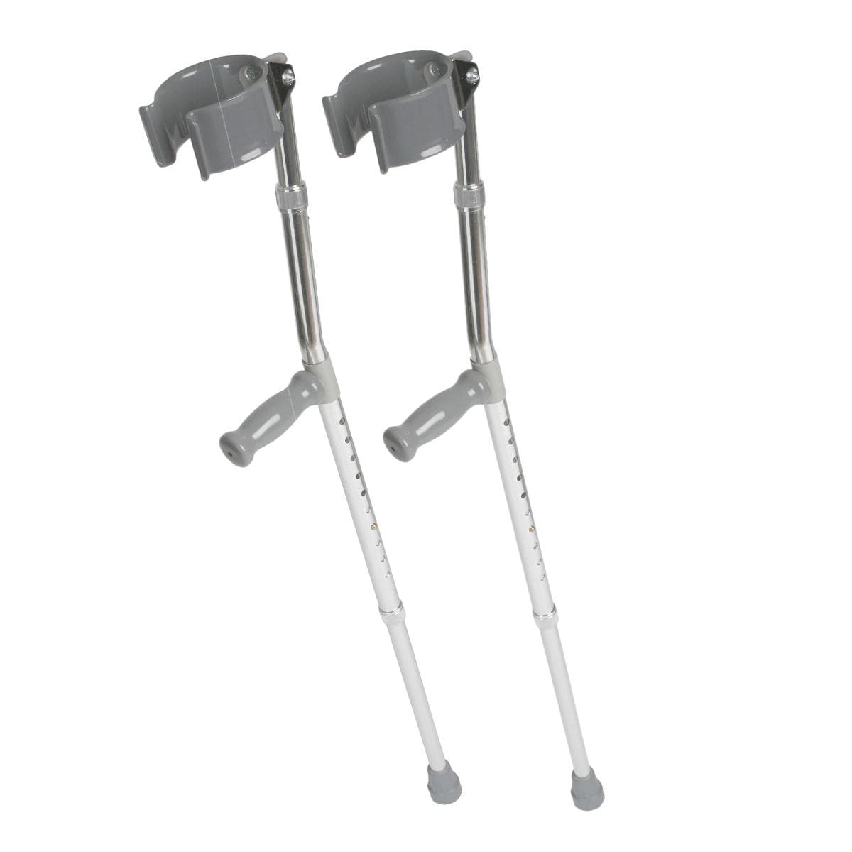 Medline Aluminum Forearm Crutches, Youth - Pair - Image 1