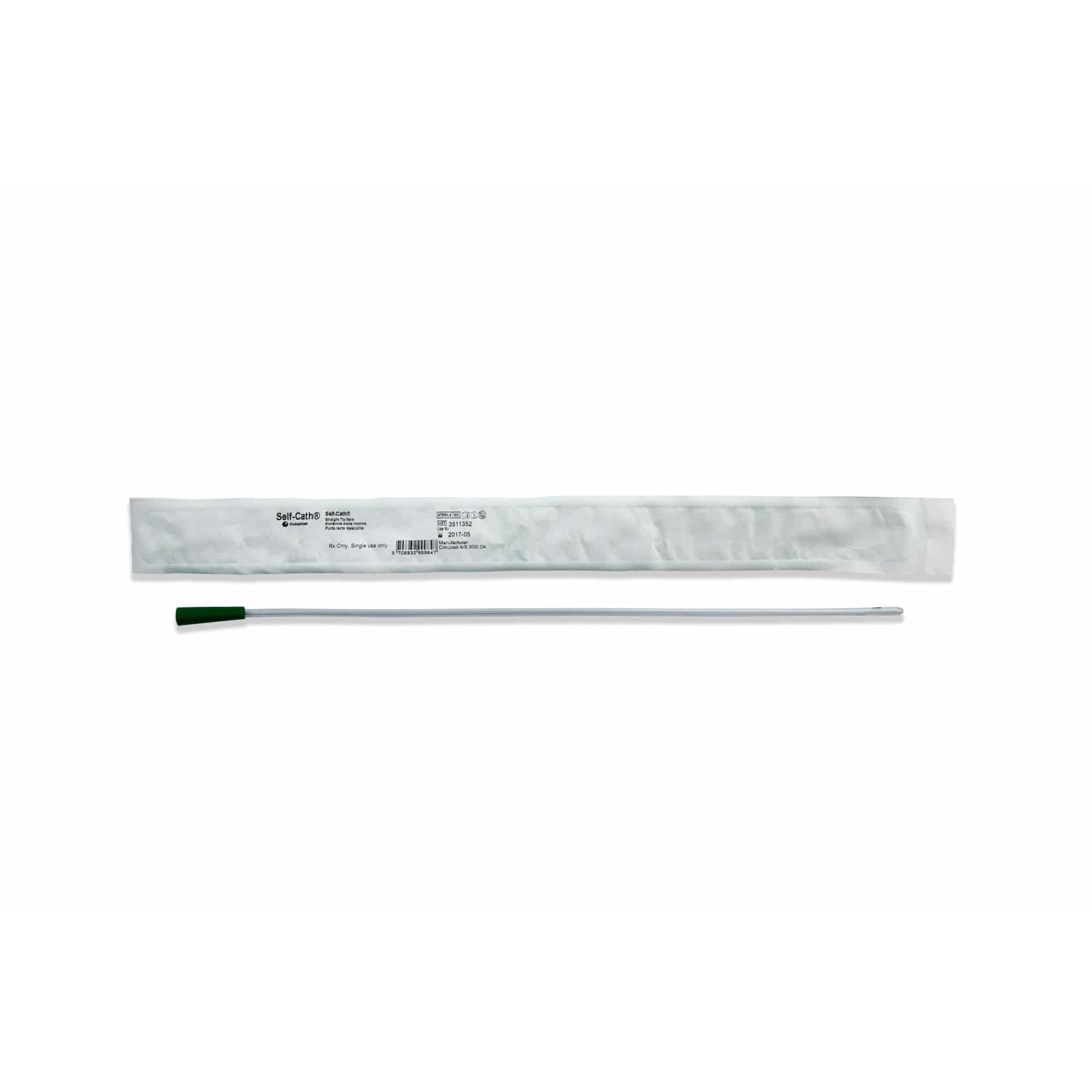 SpeediCath Uncoated PVC Male Intermittent Catheter, 14 Fr, 16" - Box of 30 - Image 1
