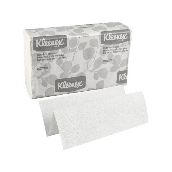 Kleenex 1-Ply Paper Towel, 9-1/5 x 9-2/5 Inch - Case of 1200 - Image 1