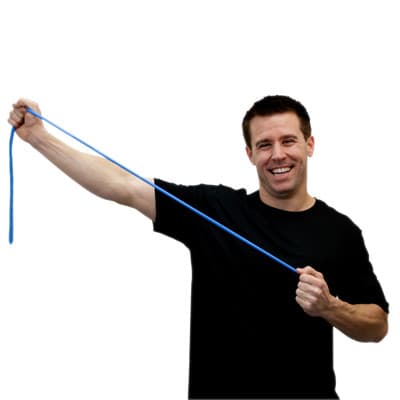 Val-u-Tubing Exercise Tubing, 25 Foot, Blueberry, Heavy, Non-Latex - Image 1