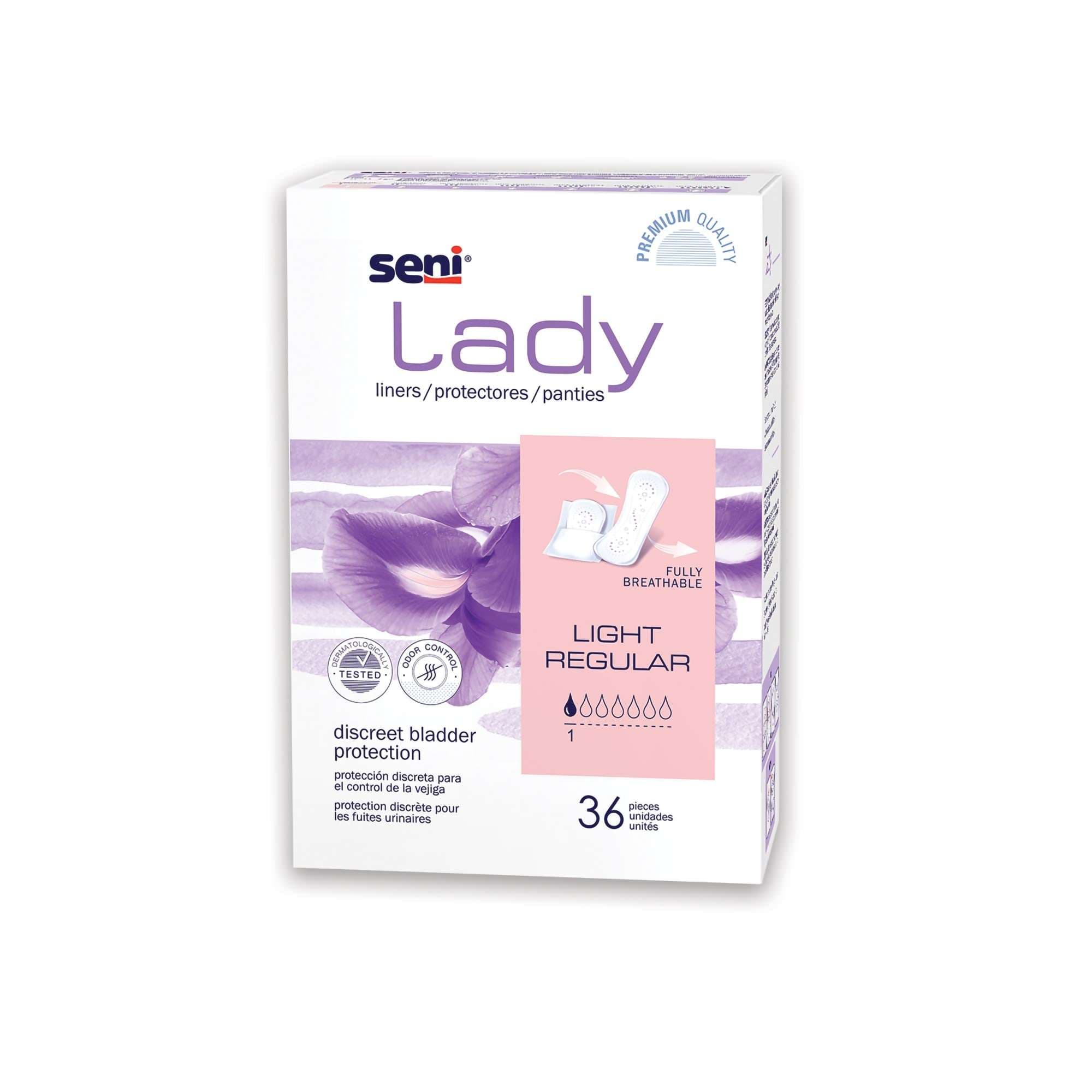 Seni Lady Light Liners, Regular - Case of 216 - Image 1