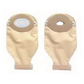 Nu hope Nu-Flex Trim to Fit Drainable Pouch, Convex, Oval D, Clamp Closure - Box of 10 - Image 1