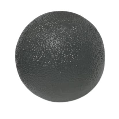 CanDo Gel Hand Squeeze Ball, Standard Circular, Extra-Heavy, Black - Image 1