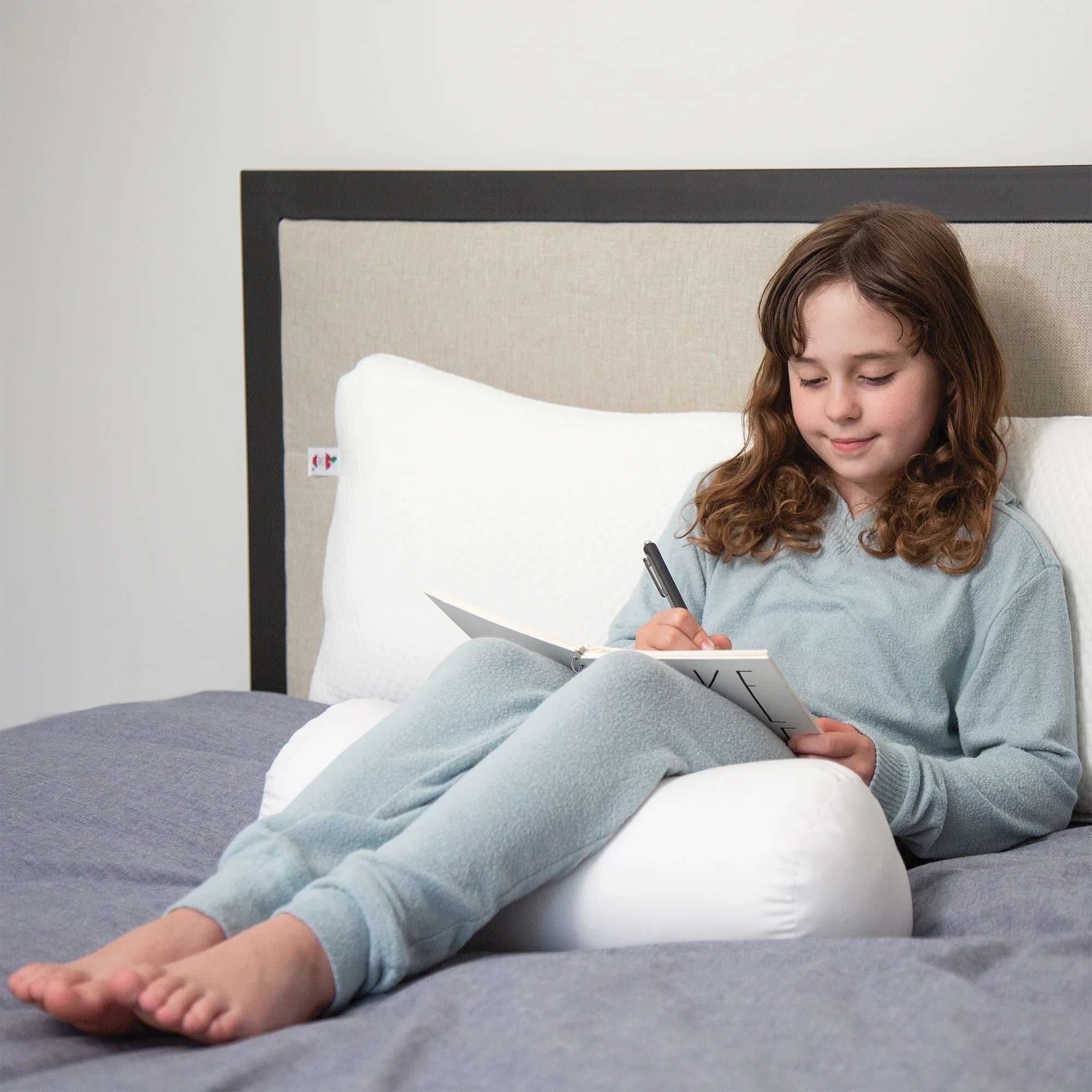 Core Jackson Roll Pillow, White - Image 5