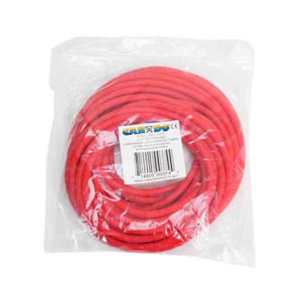 CanDo Latex Exercise Tubing, 25 Feet Roll, Red, Light - Image 1