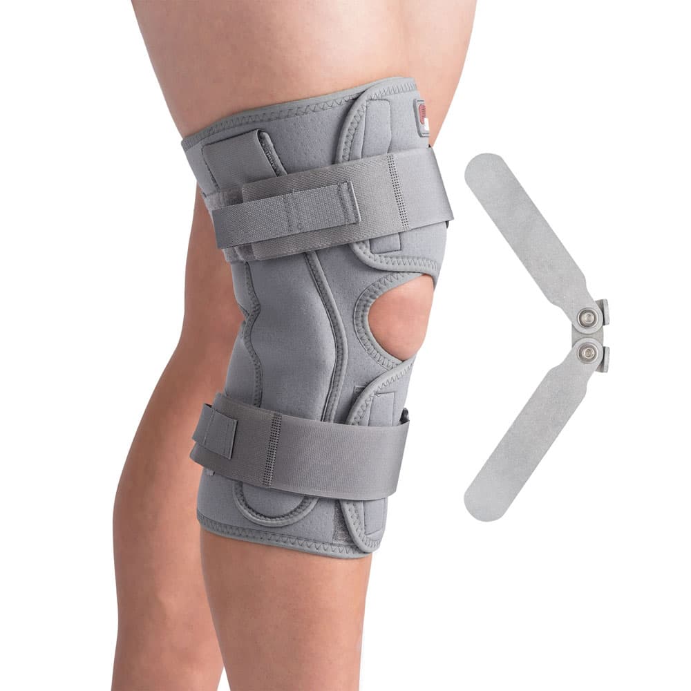 Swede-O Thermal Vent Open Wrap Hinged Knee Brace, X-Large, Gray - Image 1