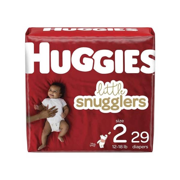 Huggies Little Snugglers Baby Diaper, Size 2 - Case of 116 - Image 1