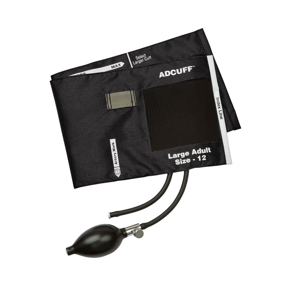 ADC Adcuff Sphyg Inflation System, Black, Large Adult - Image 1