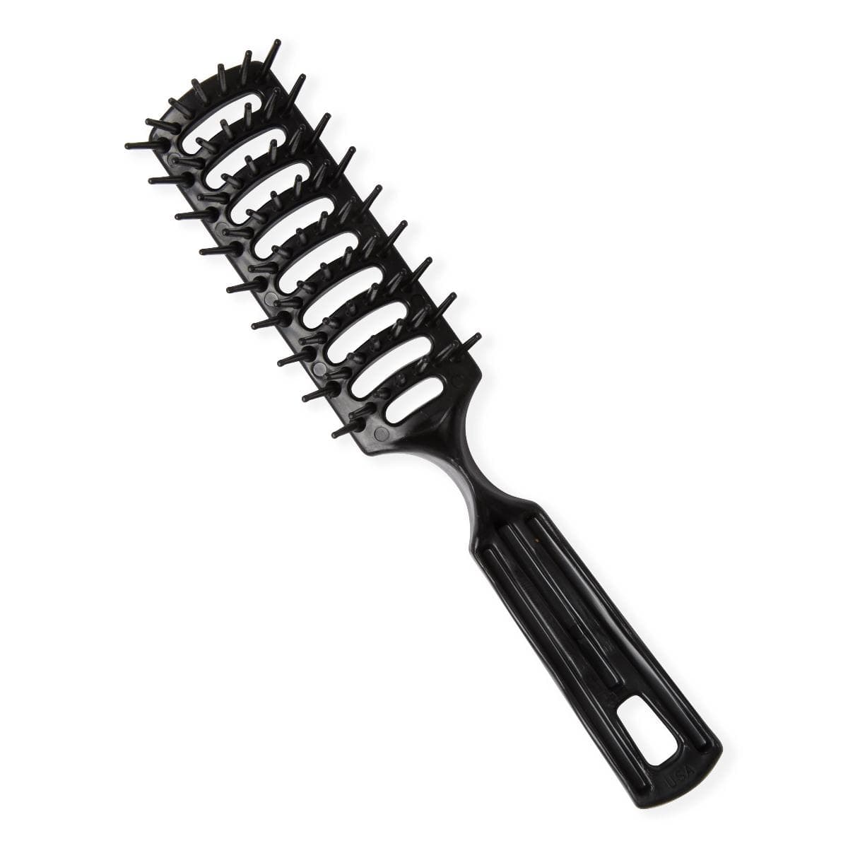 Medline Polyethylene Hair Brush with Nylon Bristles, 7.5 Inch - Image 1