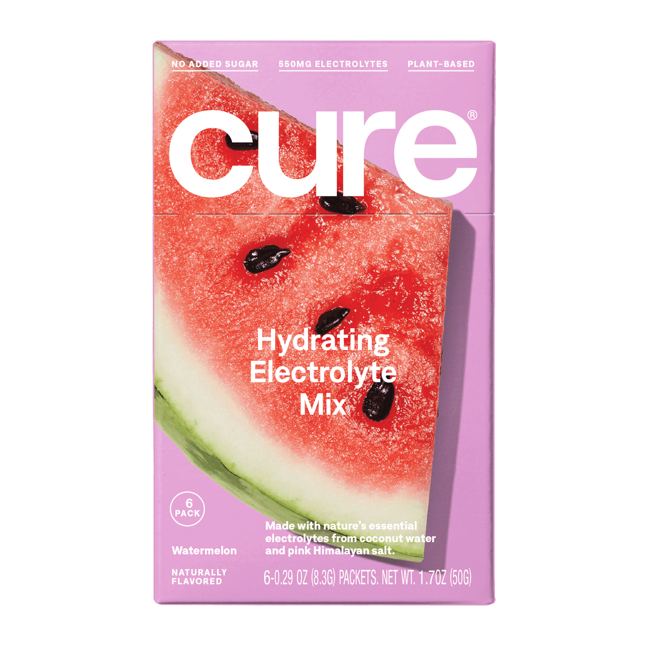 Cure Hydrating Electrolyte Mix Pouch, Watermelon, 14 ct - Each - Image 1