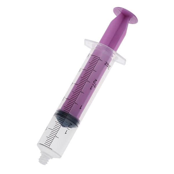 Amsure Flat Top Piston Syringes with Enfit Tip, Sterile, 60 mL, Poly Pouch - Case of 50 - Image 1