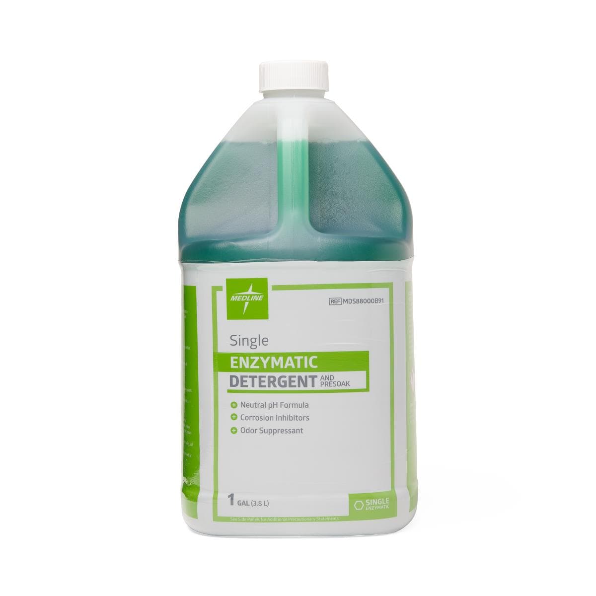 Medline Single Enzymatic Detergent and Presoak, 1 Gallon - Case of 4 - Image 1