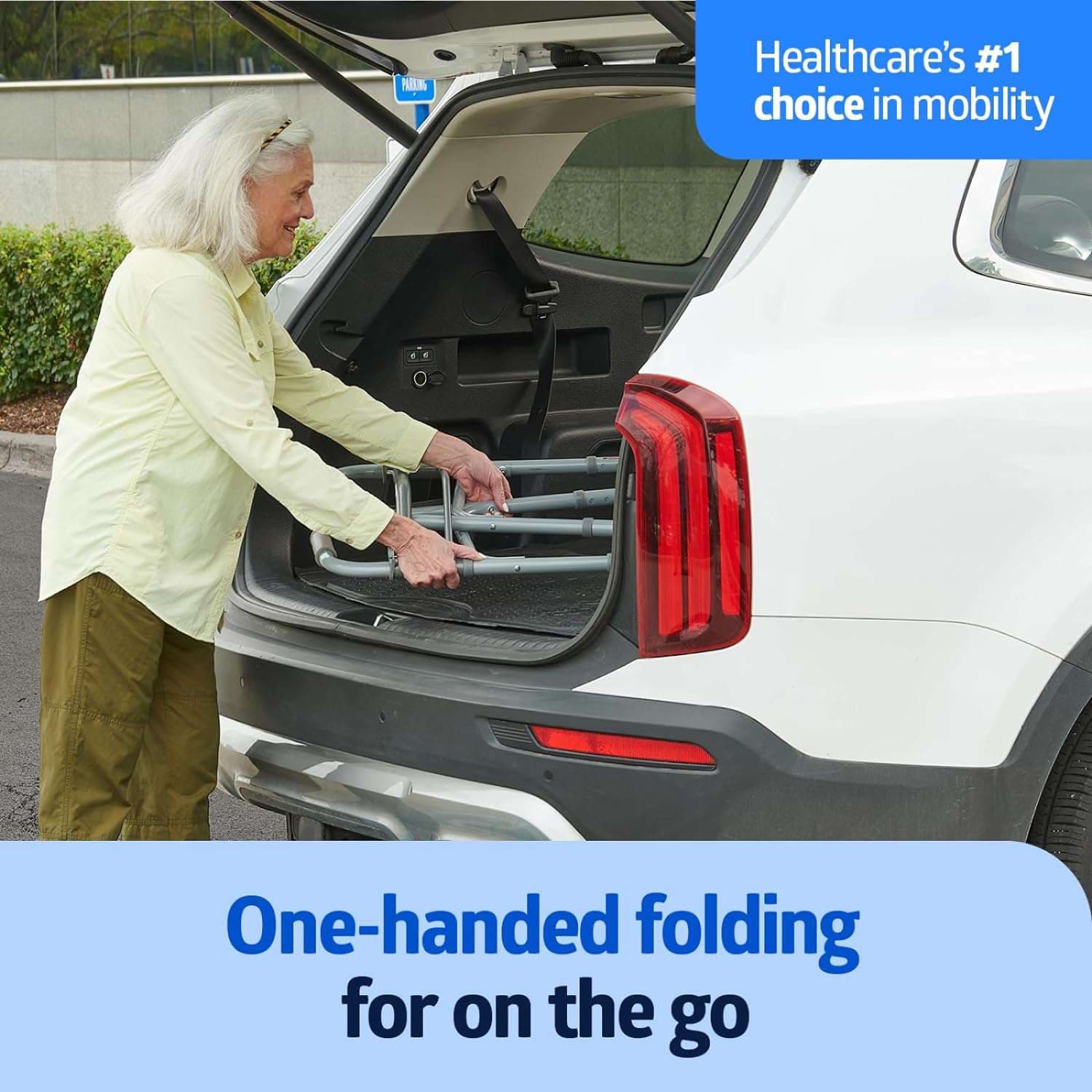 Medline Junior Folding Paddle Walker - Image 2