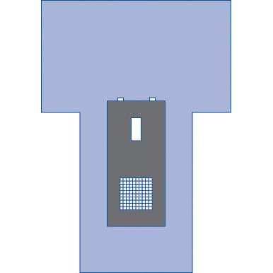 Medline Cystoscopy Surgical T-Drape - Case of 12