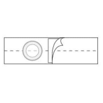 Nu-Hope Nu-Form 4" White Regular Elastic Ostomy Support Belt without Prolapse, Medium, 2-7/8 Inch - Each - Image 1