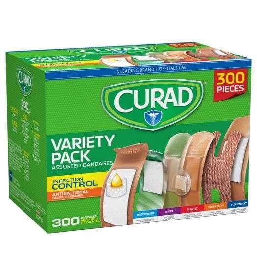 Curad Variety Pack Assorted Bandages, No Tray - Case of 5400 - Image 1