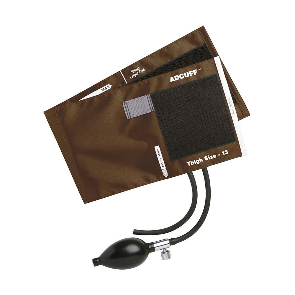 ADC Adcuff Sphyg Inflation System, Brown, Thigh - Image 1