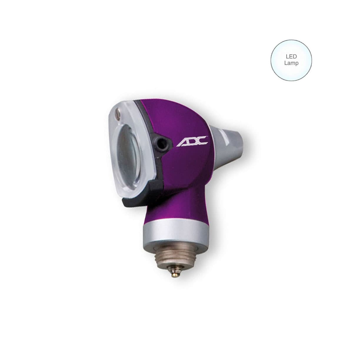 ADC Diagnostix 5120N 2.5V Pocket Otoscope Head, Purple, LED - Image 1