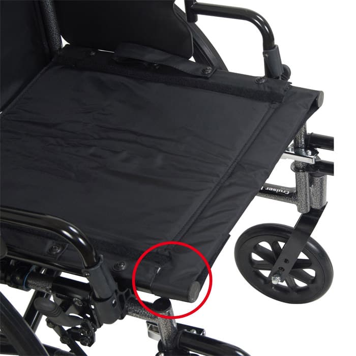 Drive Medical cruiser III lightweight dual axle wheelchair - Image 4