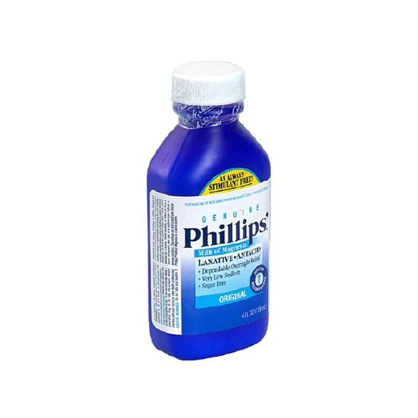 Phillips' Milk of Magnesia Laxative Bottle, Original Flavor, 4 oz. - Image 1