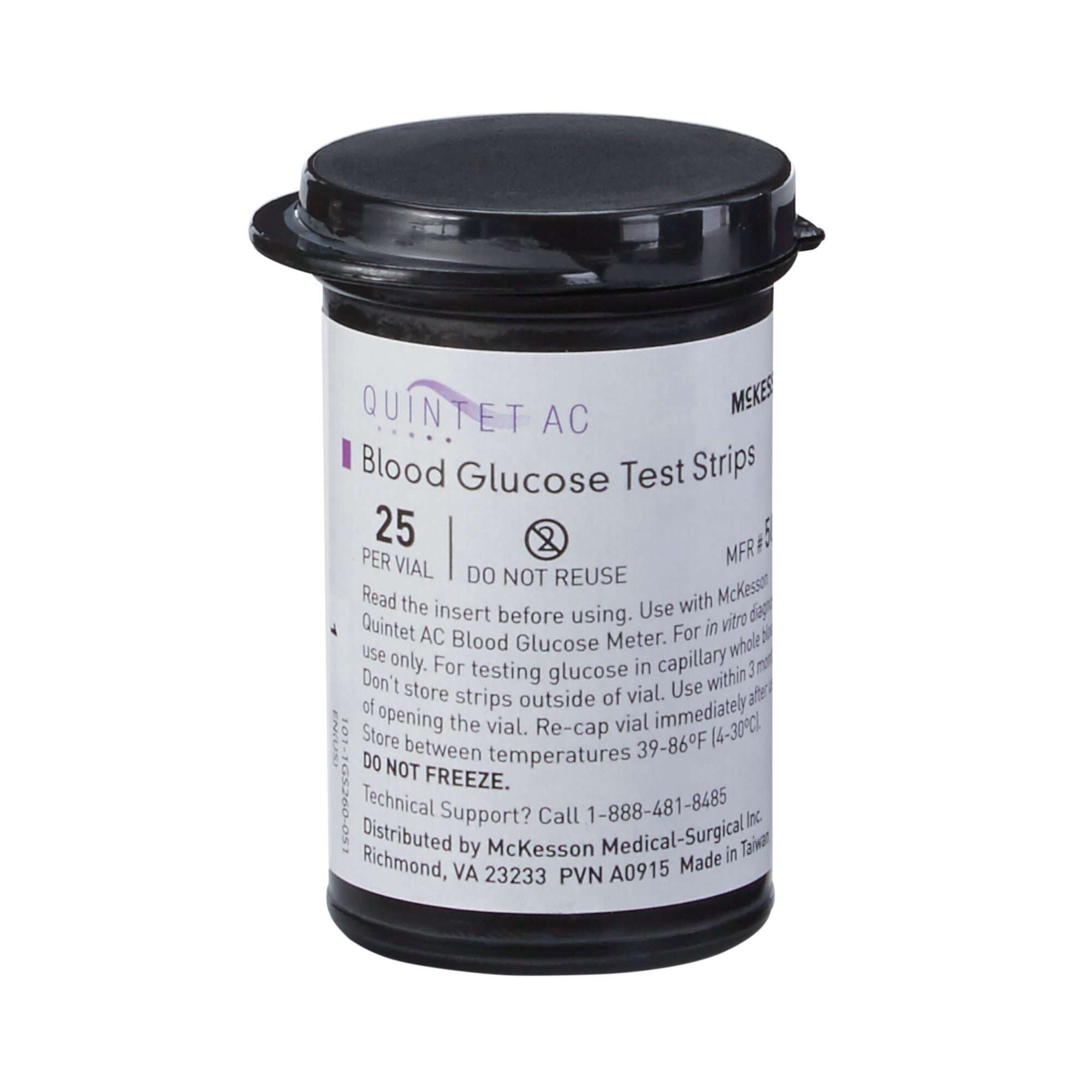 McKesson QUINTET AC Blood Glucose Test Strips - Image 3