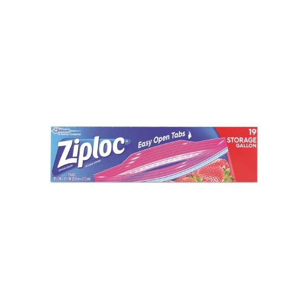 Ziploc Reclosable Bag, Clear, 9.6 x 12.1 Inch - Case of 228 - Image 1