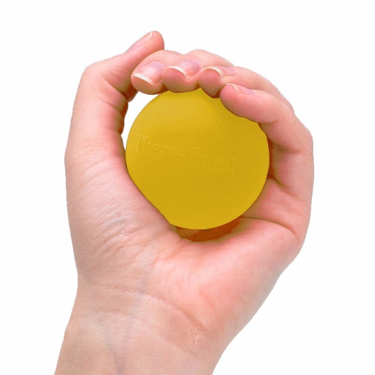 TheraBand Hand Exerciser Ball Extra Soft Yellow - Image 1