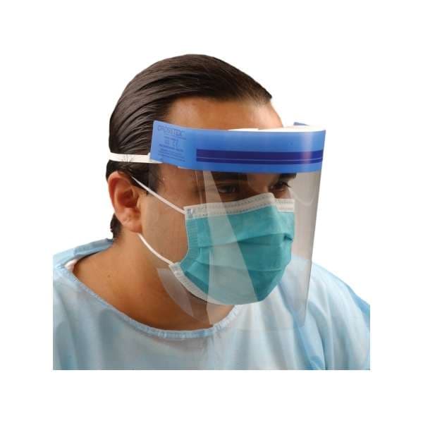 Crosstex Wraparound Face Shield, One Size Fits Most - Image 1
