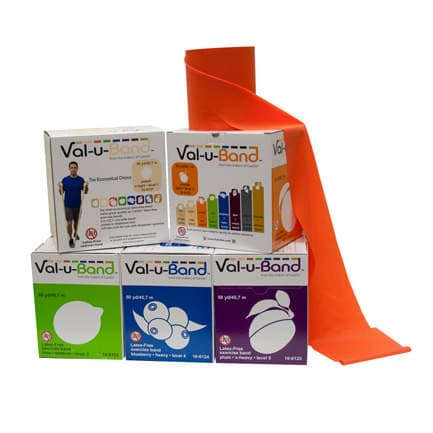 Val-u-Band Latex Free Exercise Band Set, 50 yard - Set of 5 - Image 1