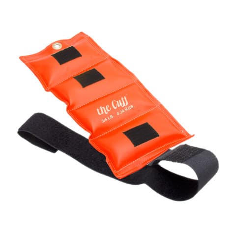 The Cuff Deluxe Ankle and Wrist Weight, Orange, 0.75 Lbs - Image 1