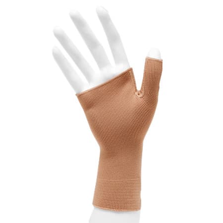 Juzo Expert Gauntlet with Thumb Stub, Beige, 20-30mmHg, Medium - Image 1